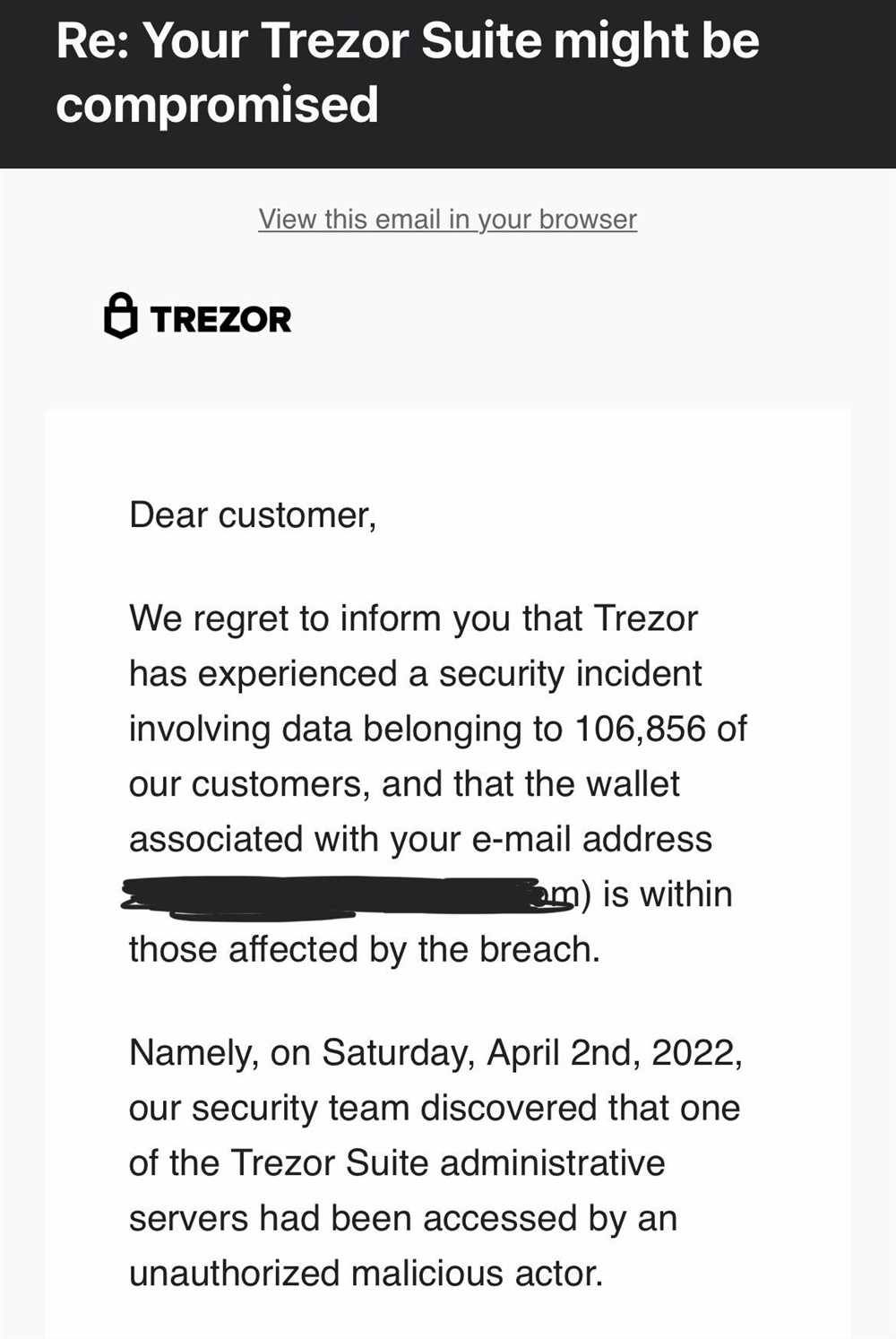 A Closer Look at the Trezor Breach: What Happened and What it Means for Users
