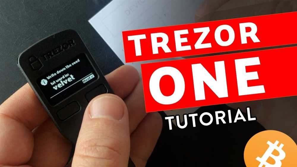 Tips for using TREZOR One