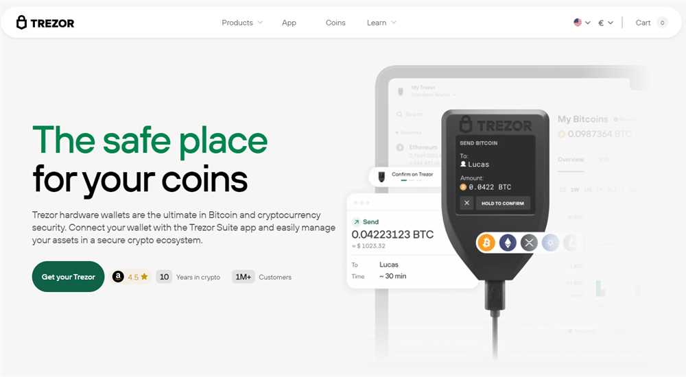 Step 2: Connecting your Trezor wallet