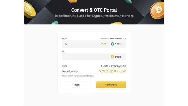 Step 4: Convert USDT to Your Desired Cryptocurrency