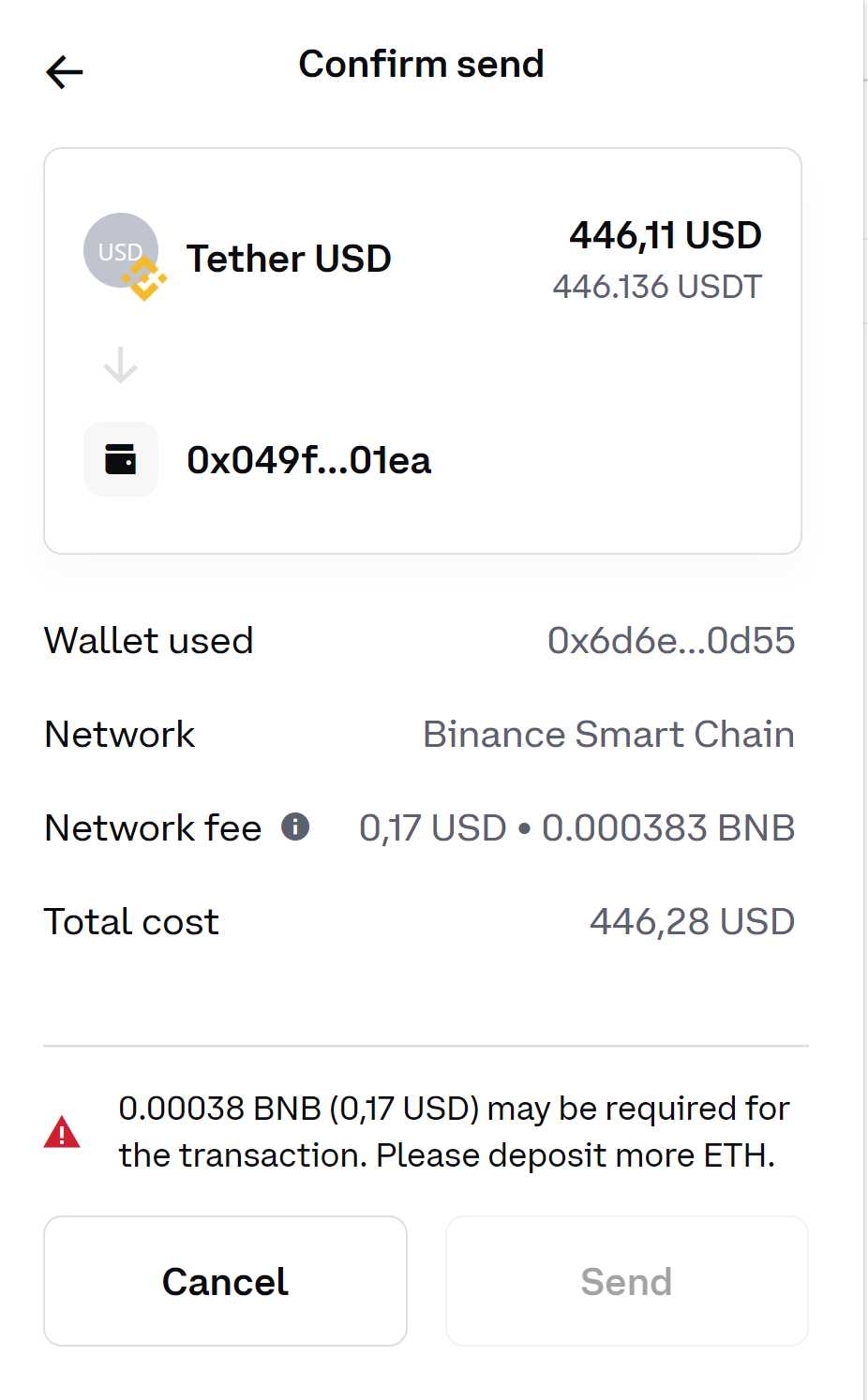 Sending USDT to any wallet What you need to know