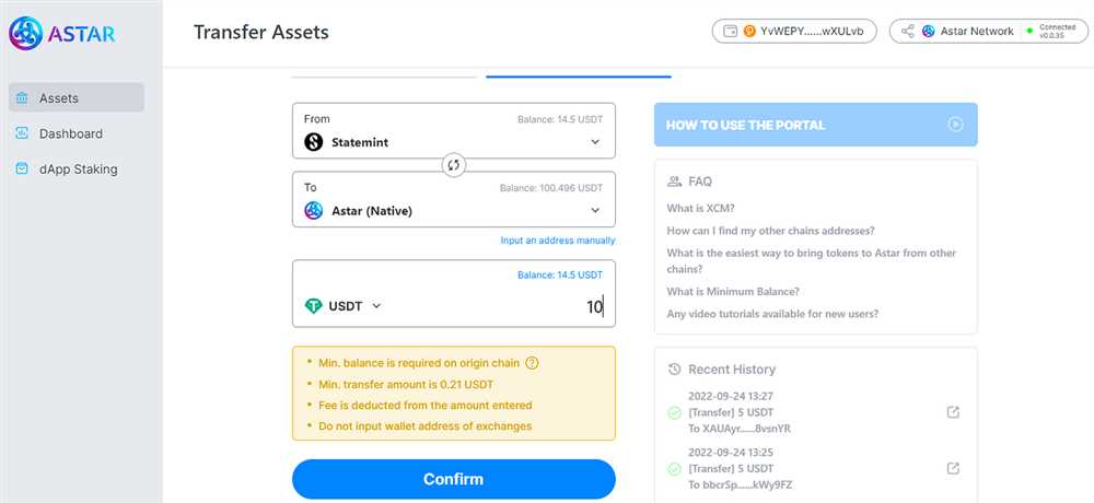 Linking Bank Account to USDT Wallet