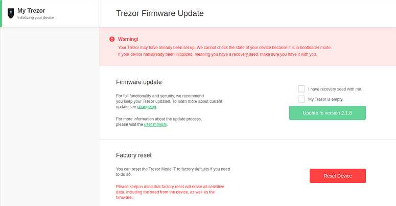 Trezor One Security Audit Findings and Action Plan