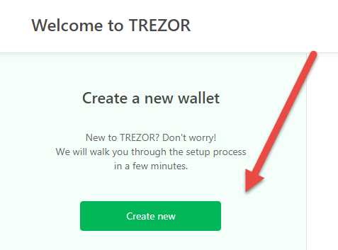 Step 1: Connect Your Trezor Device