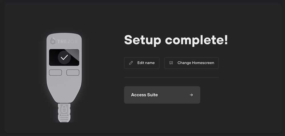 Step 3: Connect your Trezor to the Wallet software